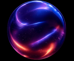 Portfolio centerpiece orb graphic